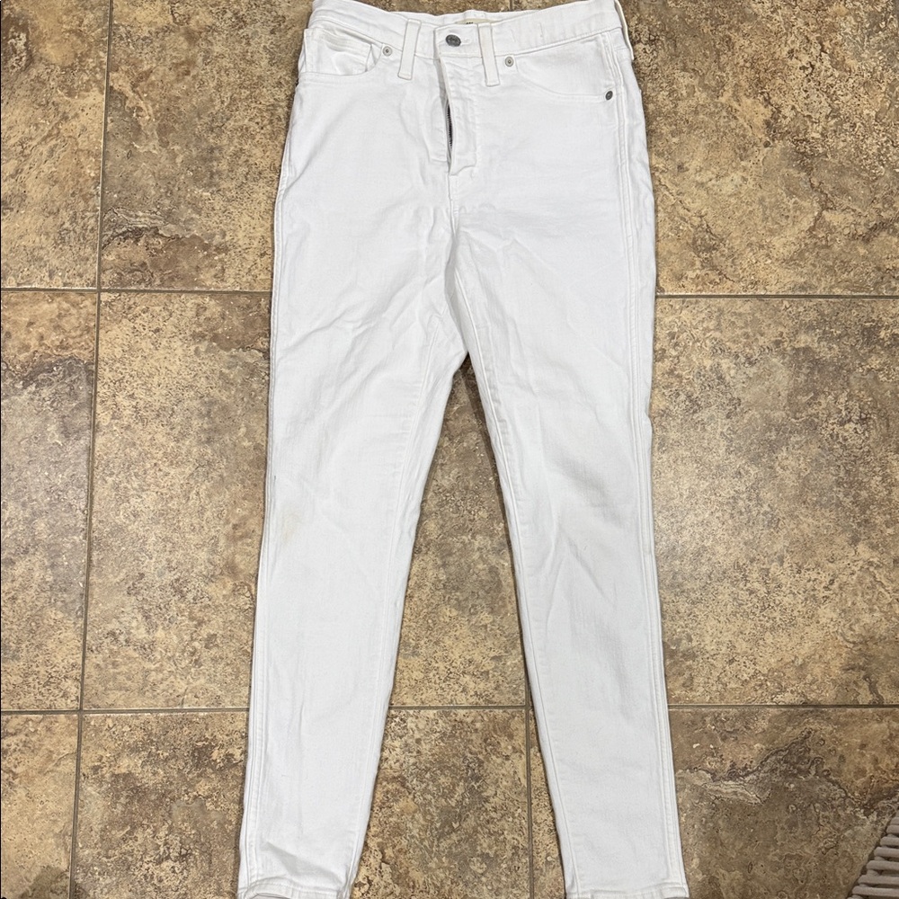 Madewell Women's Crisp White Skinny Jeans